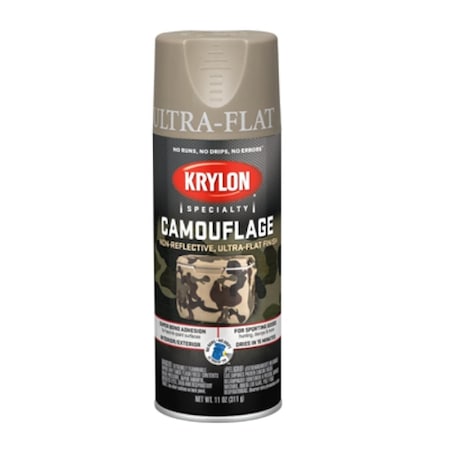 Krylon 11 oz Camouflage Spray Paint, Khaki K04291000